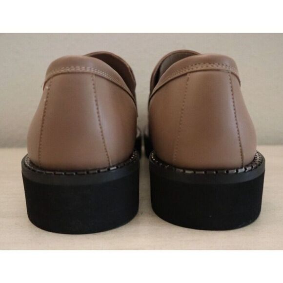 BCBGeneration GN237324 Women's Sz 7M Taupe Sabin Platform Penny Loafers - Picture 3 of 9